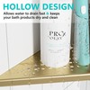 Corner Shower Shelves, 10” Recessed Tile Shower Shelf Brushed Golden,