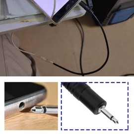 OTOTEC 6Pcs 6ft 2.5mm Stereo Male Plug Jack Adapter Connector to Bare Wire Open End Audio Cable for Headphone Headset Cable Replacement