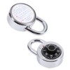 Combination Padlock, Digital Password Circular Alternative Padlock Circular Dial Number