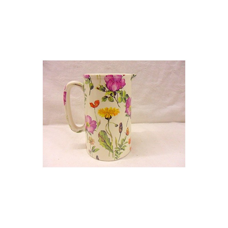 Meadow Flowers 2 Pint jug by Heron Cross Pottery.