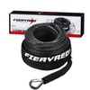 FieryRed 3/16” Winch Rope Cable,50 FT 8500 LBS ATV/UTV Synthetic