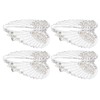 4Pcs Brooch Pin Diamond Angel Wing Pattern Cute Fashion Lapel