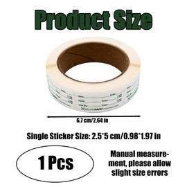 Food Labels, 1 Roll Food Stickers, Freezer Lables Reminder Storage Prep Canning for Jars, Pantry and Meal Containers