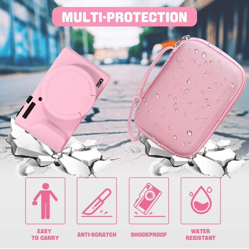 Camera Case for PowerShot G7 X Mark III, Hard Case