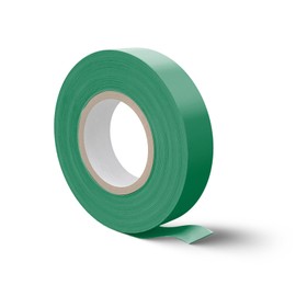 Tangting phoenix Green Electrical Tape, V-0 Flame Retardant & UL Listed, 3/4In x 66Ft - for Ground Wire Coding, 600V Insulation, Automotive & Outdoor Use (-15°C to 105°C) (Green)