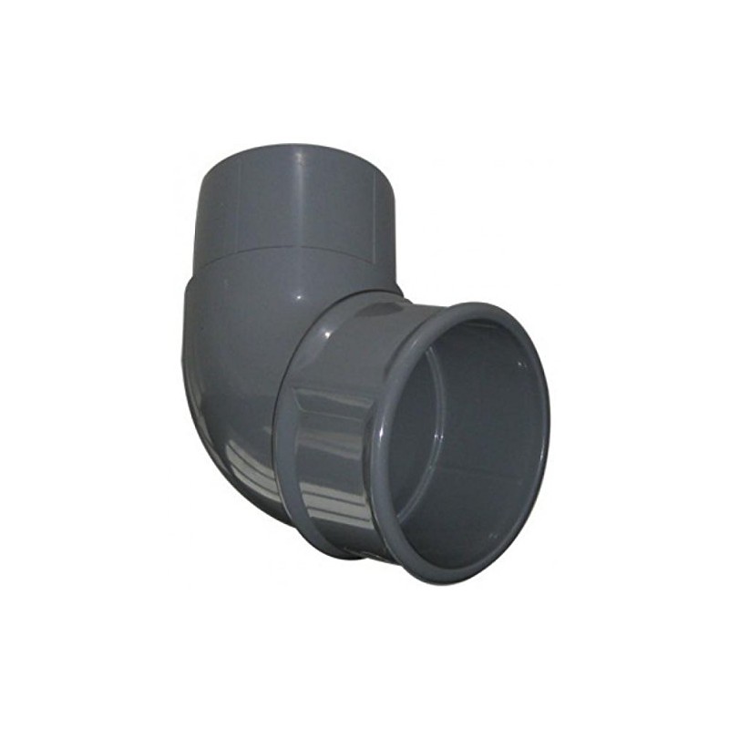 FLOPLAST 68mm Round Gutter Pipe 112 Degree Offset Bend -
