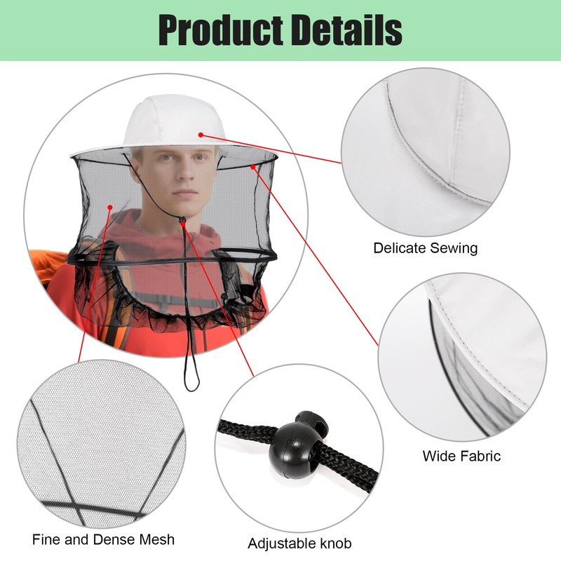 Mosquito Net Hat, Mosquito Hat, Beekeeper Hat Head Hat, Hat