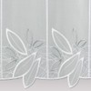 Darlen Modern Panel Curtain with Ornamental Embroidery from Plauen Lace