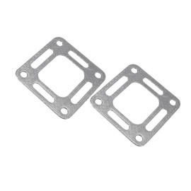 Motoforti Exhaust Elbow Riser Gasket, for Mercury 1983-2002, Metal, Gray, 2pcs