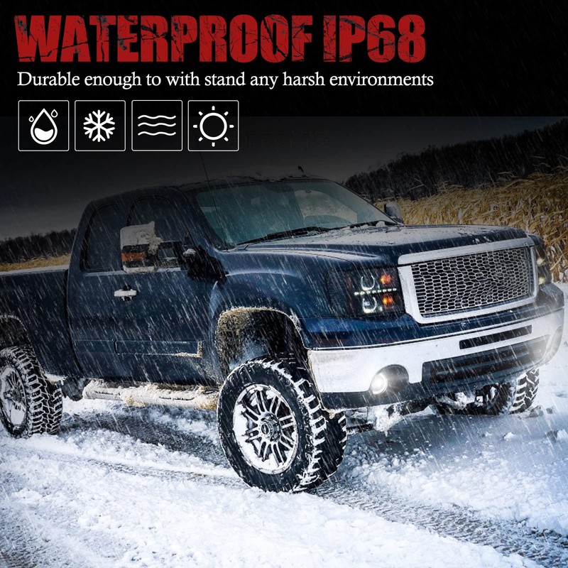 BUNKER INDUST LED Fog Light with Daytime Running Lights for
