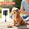 Stainless Steel Dog Eye Comb, ABS Handle Fine-Tooth Grooming Tool