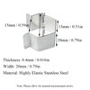 30Pcs Window Screen Installer Clips Stainless Steel Retainer Clamp Balcony