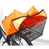 Oka Seisakusho Bicycle Basket Cover for Rear Blue (Fabric Width