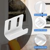 uxcell 10 Pcs Stainless Steel Tile Hanger, Adjustable Tile Display