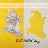 New brothread Cut Away Machine Embroidery Stabilizer Backing 10"x12" (25cmx30cm)