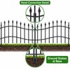 32 Inch No Dig Metal Garden Fence, 10 Pack 22