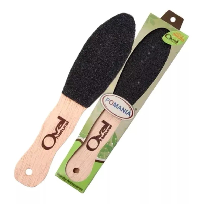Pomania Lima Pies Lija Madera Oval Elimina Callos Piel Muerta