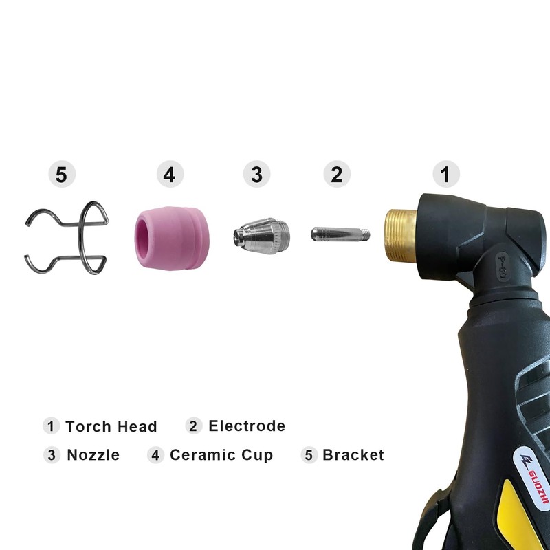 GZ GUOZHI 24PCS SG-55 AG-60 WSD-60 Plasma Cutter Cutting Torch