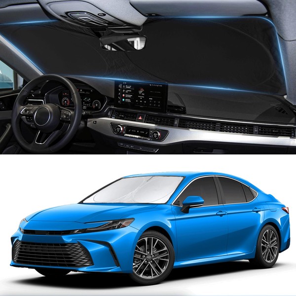 Custom Fit Camry Windshield Sunshade for 2025 Camry LE XLE