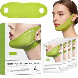 V-Line Lifting Collagen Mask Set for Double Chin Reduction