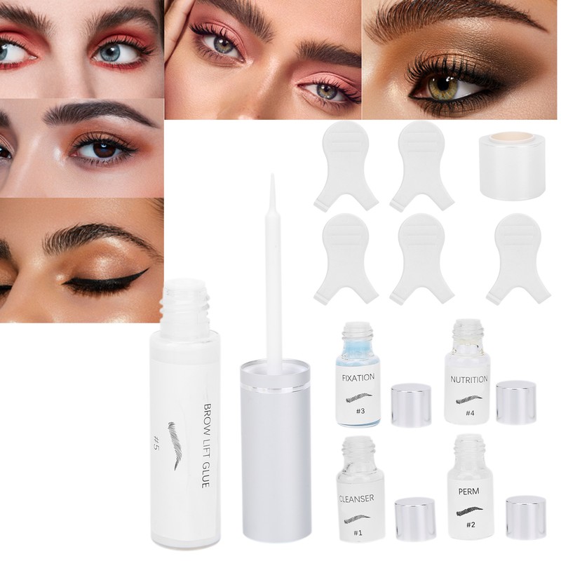 Professional DIY Eyebrows Styling Kit Mild Eyebrow Perming Tool Set