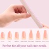 HeeYaa Nail File 12 PCS Professional Reusable 100/180 Grit Double