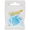 L STYLE Premium Lip Point Tips, Dyed Turquoise Blue, 30