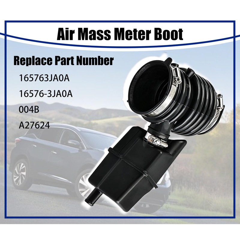 Engine Air Intake Hose 165763JA0A 16576-3JA0A 004B A27624 for Nissan