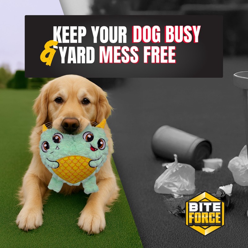Bite Force - Durable & Strong Dog Toy Blue Two