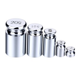 Unbranded 5pcs Steel Calibration Weights 1g 2g 5g 10g 20g for Digital Scale Balance