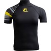 CRESSI Shield Lady Rash Guard Short/SL Black Yellow- Rash Guard