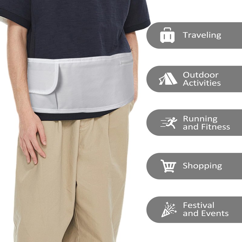 Ihram Belt for Men Hajj Umrah - Adjustable Ihram Money
