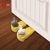 Punch-Free Character Door Stopper - Creative Home Decor Mute Door Stop Bumper White Mouse Door Stop Luminous Style 4ea