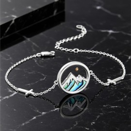 Acun Faith Mustard Seed Bracelet for Women Mountain Mountain Inspirational Bracelets