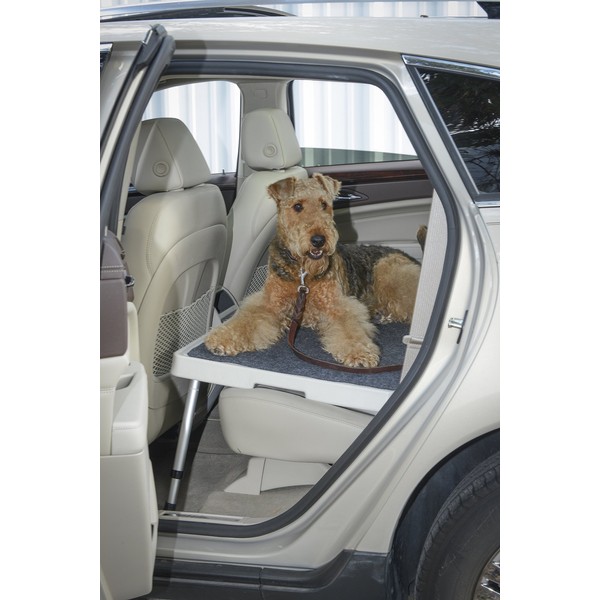 PetDek - Vehicle Rear Seat Shelf with Non-Sliding Carpet for Pets