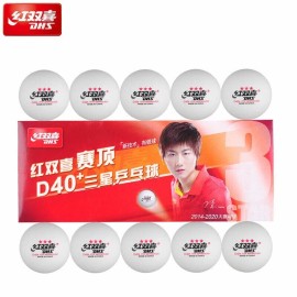 DHS 10x 3 Star DHS Table Tennis Balls D40+ ABS Ping Pong Balls Olympic ITTF approved