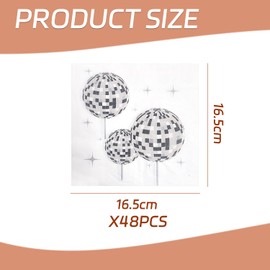 TVSVKWE 2 Packs Of Disco Party Tissues, Party Supplies, Party Table Decoration.