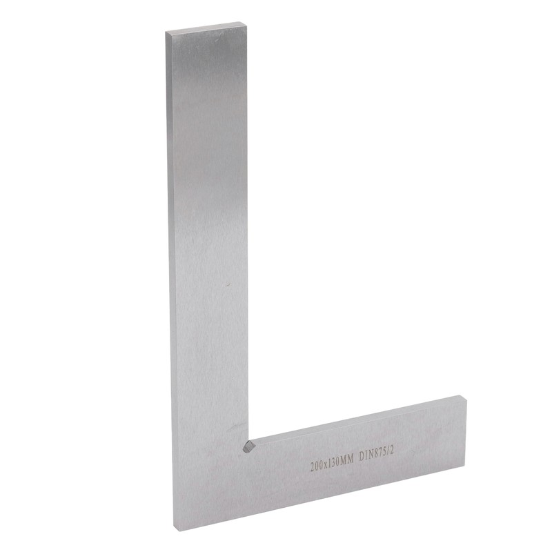 Machinist Square 200x130mm 90 Degree Right Angle High Accuracy Ergonomic