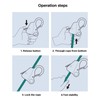 Boat Anchor Hook Sliding Knotless System Quick Release Tie Down