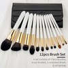 Luxury Enzo Ken Natural Black Goat Hair Makeup Brush Set