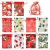 50PCS Christmas Organza Bags Gift Jewelry Candy Bags for Wedding