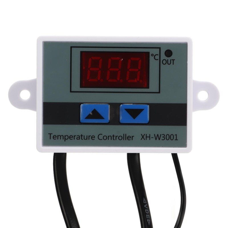 Digital Thermostat Temperature Controller 110-220V Probe US Plug 1500W ABS