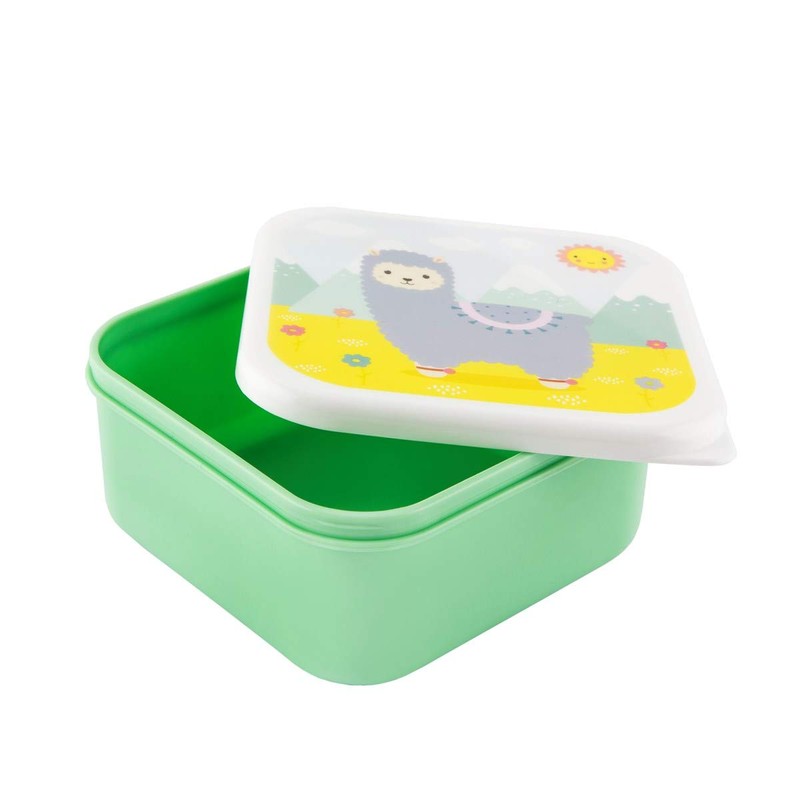 Little Llama Cute Pastel Lunch Box Kids Childrens Baby Storage