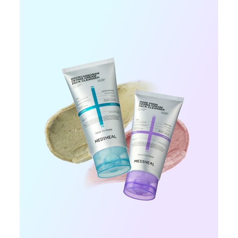 Mediheal Derma Cream Pack Cleanser 120ml_Madecassoside [Soothing Barrier]