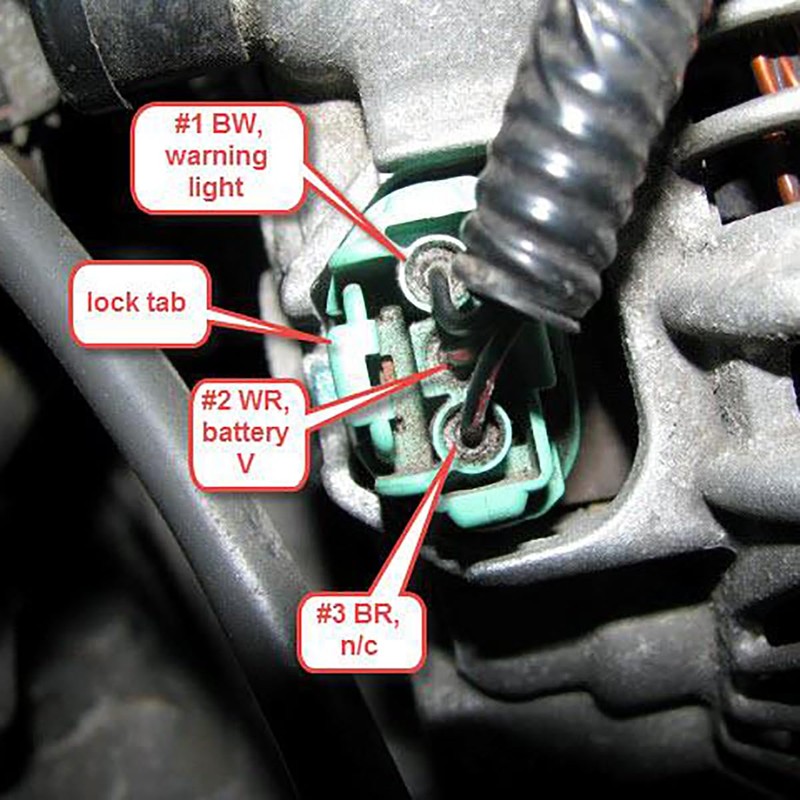 Alternator Generator Regulator Wiring Connector Plug Pigtail Harness Repair Kit