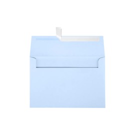 A8 Invitation Envelopes w/Peel & Press (5 1/2 x 8 1/8) - Baby Blue (50 Qty) | Perfect for Invitations, Announcements, Sending Cards, 5x7 Photos | LUX-4885-13-50