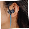 Operitacx Ear Hook Wired Stereo Headphones with Microphone Comfortable Fit