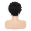 BM Pelucas De Cabello Humano Negro Rizado Afro Natural