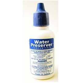 55 Gallon Water Preserver Concentrate (5 years) Water Treatment Drops - Water Treatment For Drinking Water - Mayday Emergency Drinking Water - Defiance Fuel Water - Earthquake Water, Emergency Storage