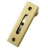 LQ Industrial Slide Bolt Latch Catch 2Inch Brass Surface Slide